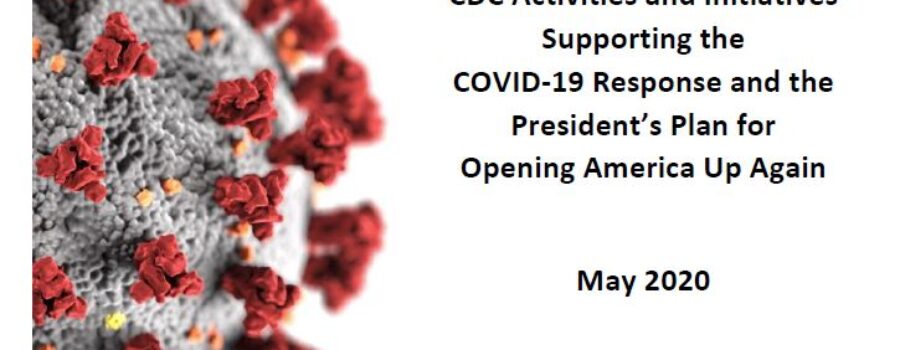 View & Download CDC Covid-19 Activities & Response Initiatives 