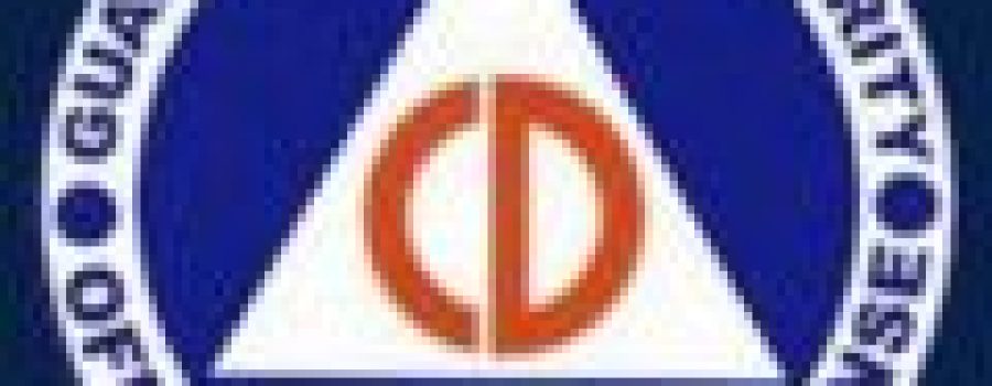JIC, Guam Homeland security office of civil defense logo