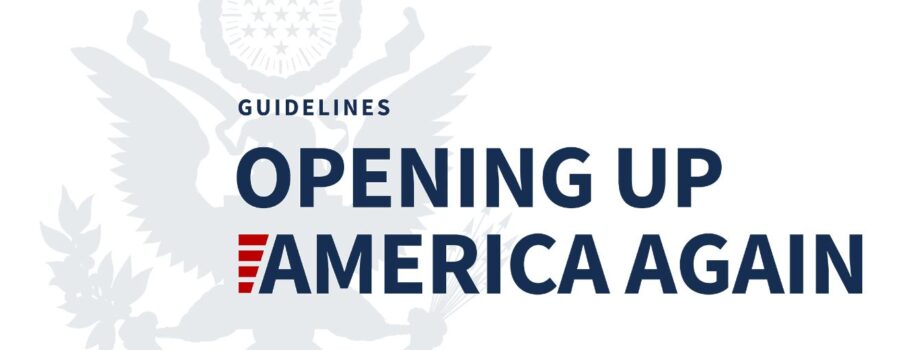 Guidelines for Opening Up America Again, a three-phased approach based on the advice of public health experts.