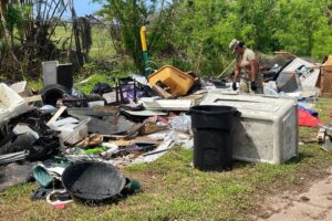 DPW and Guam National Guard Clean Up Illegal Dumpsites Along Rt. 15