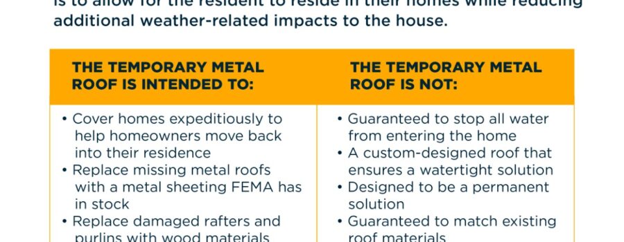 RISEUP Temporary Roof Project - What it Is and What it Is Not