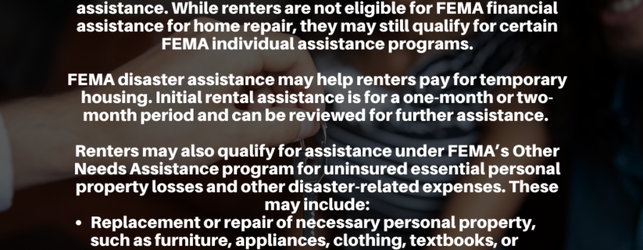 Renters in Guam Can Apply for FEMA Assistance